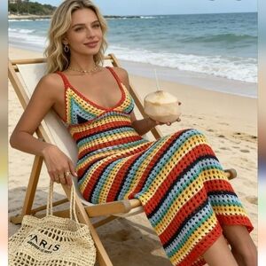 Adorable, striped, dress.